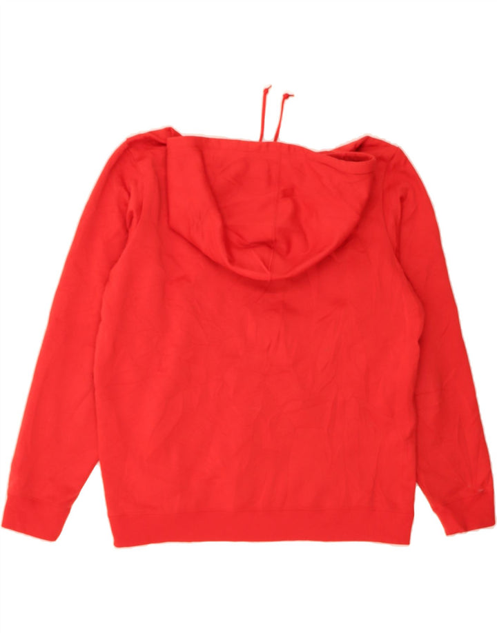 UNDER ARMOUR Womens Graphic Oversized Hoodie Jumper UK 18 XL Red Polyester Vintage Under Armour and Second-Hand Under Armour from Messina Hembry 