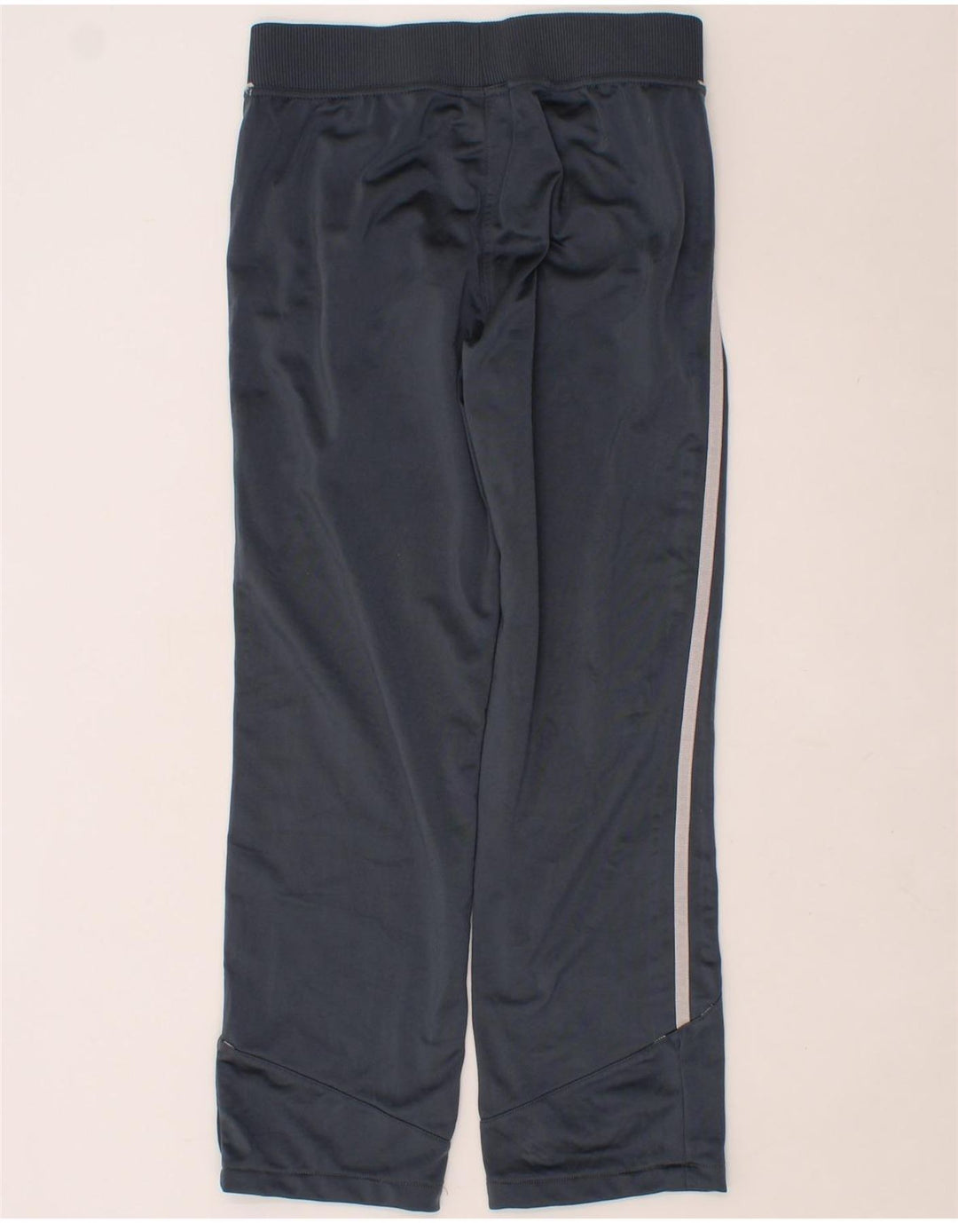 ADIDAS Girls Tracksuit Trousers 15-16 Years Navy Blue Polyester Vintage Adidas and Second-Hand Adidas from Messina Hembry 
