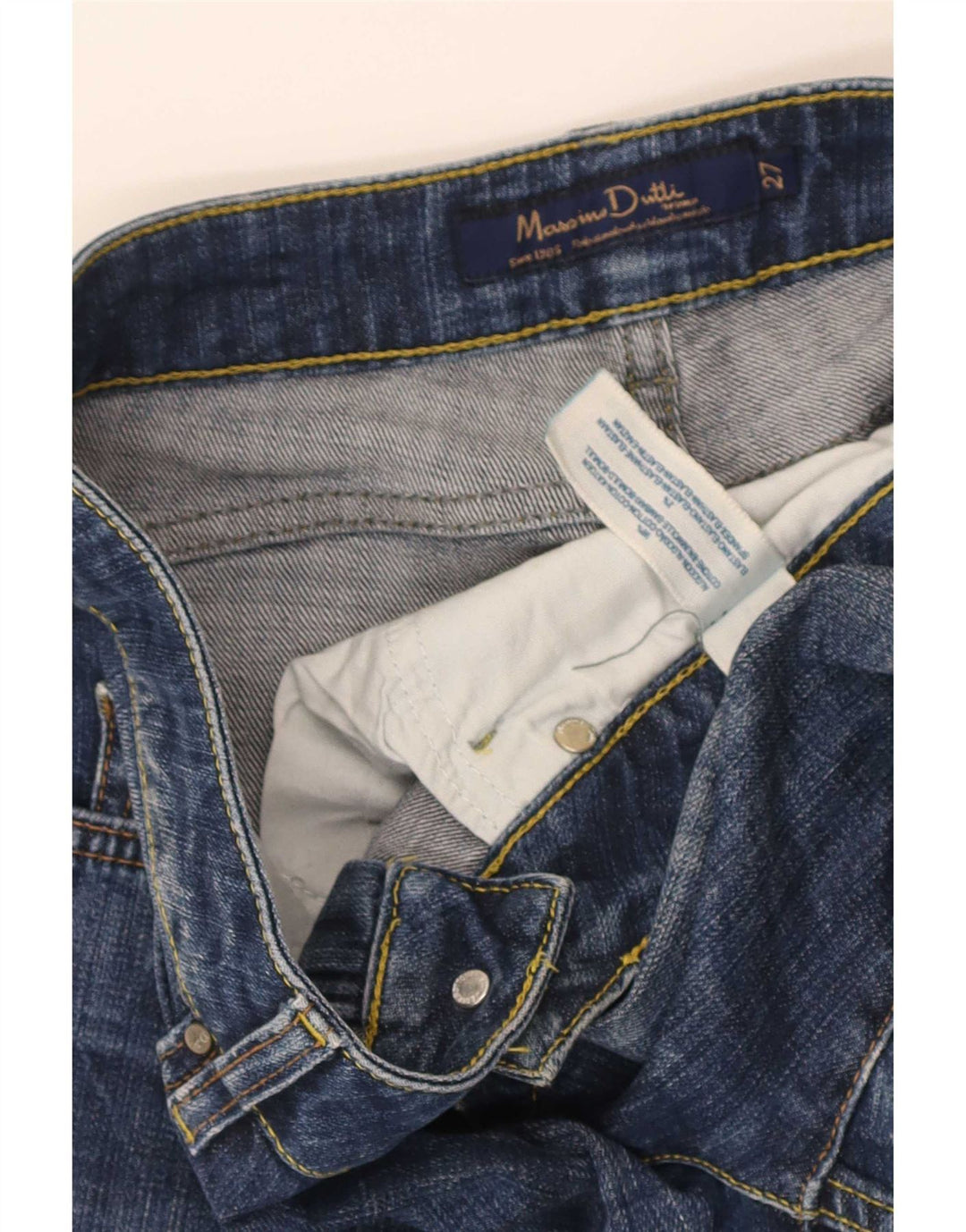Massimo Dutti Womens Cropped Jeans W27 L25 Blue Cotton