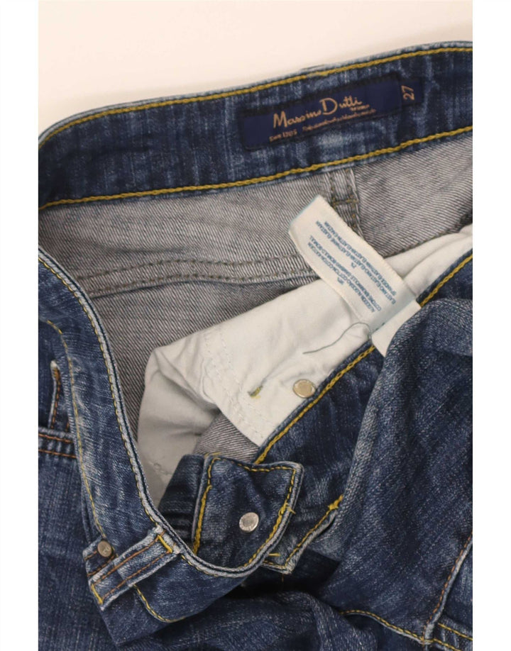 Massimo Dutti Womens Cropped Jeans W27 L25 Blue Cotton