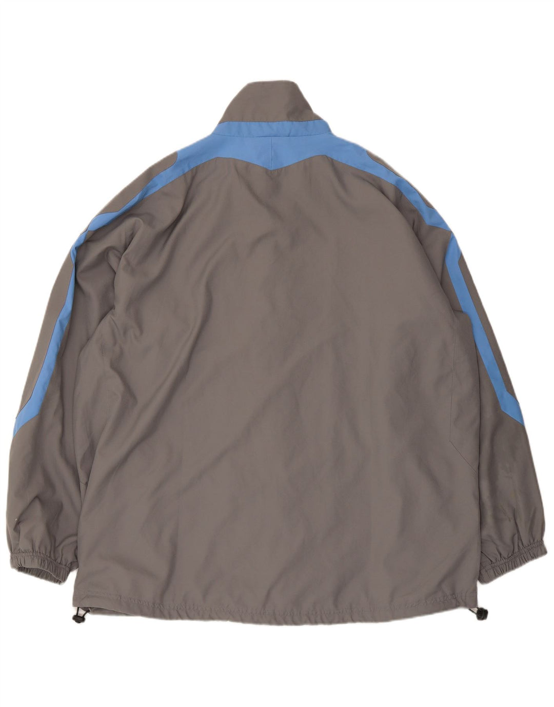Umbro Mens Rain Jacket UK 42 XL Grey Colourblock Polyester