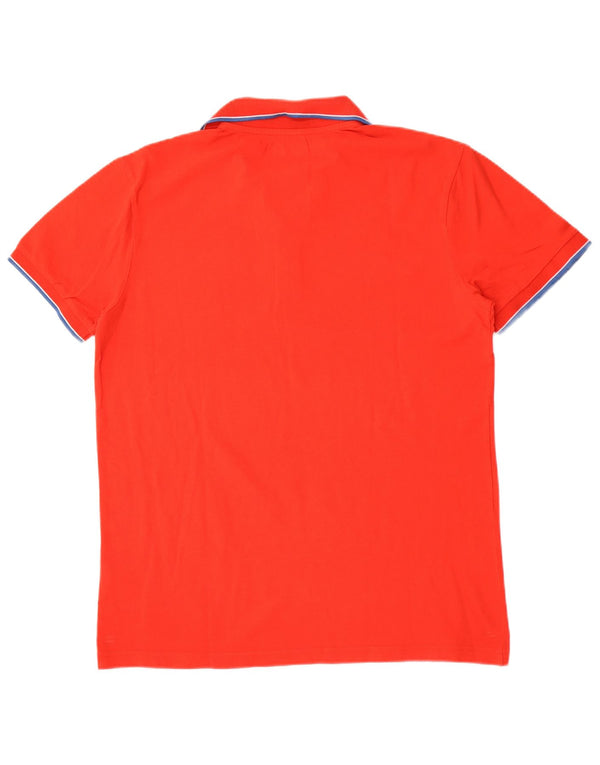 Kappa Mens Polo Shirt XL Red Cotton