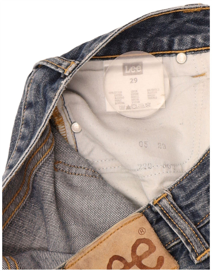 Lee Womens Straight Jeans W29 L30 Blue Cotton