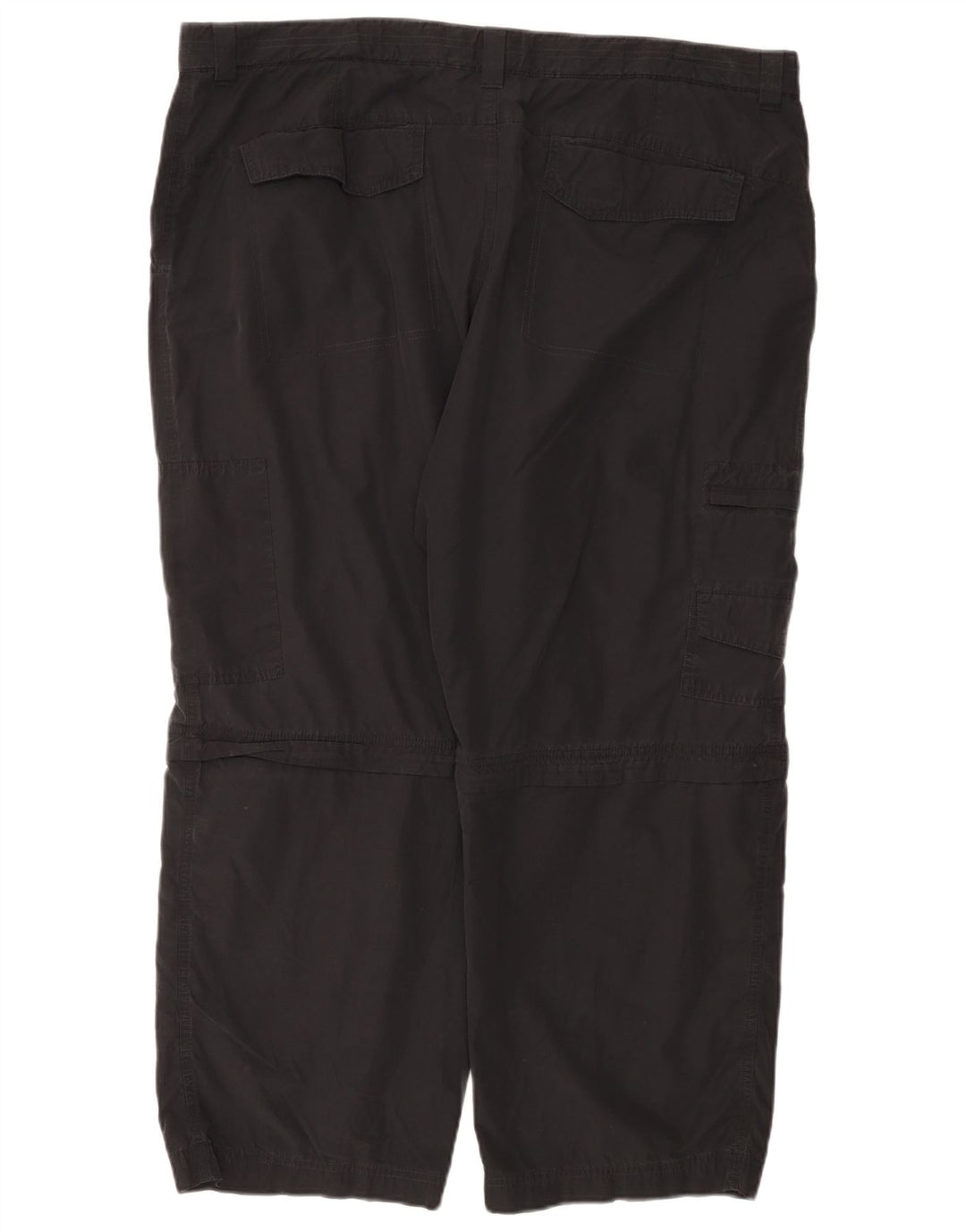Marks & Spencer Mens Straight Cargo Trousers W44 L29 Black Cotton