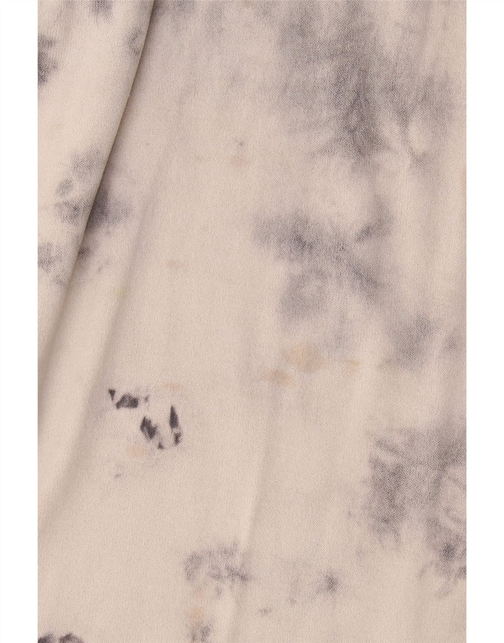 Zara Womens Oversized Maxi Dress UK 10 Small Grey Tie Dye Viscose