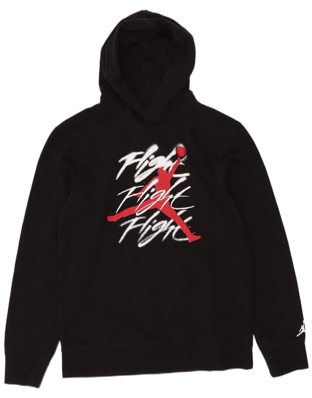 Jordan Boys Graphic Hoodie Jumper 13-14 Years XL Black