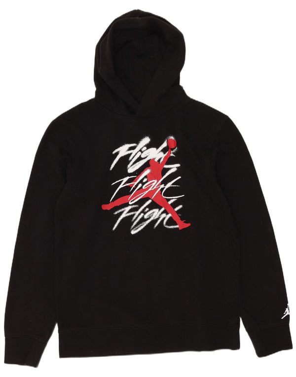 Jordan Boys Graphic Hoodie Jumper 13-14 Years XL Black