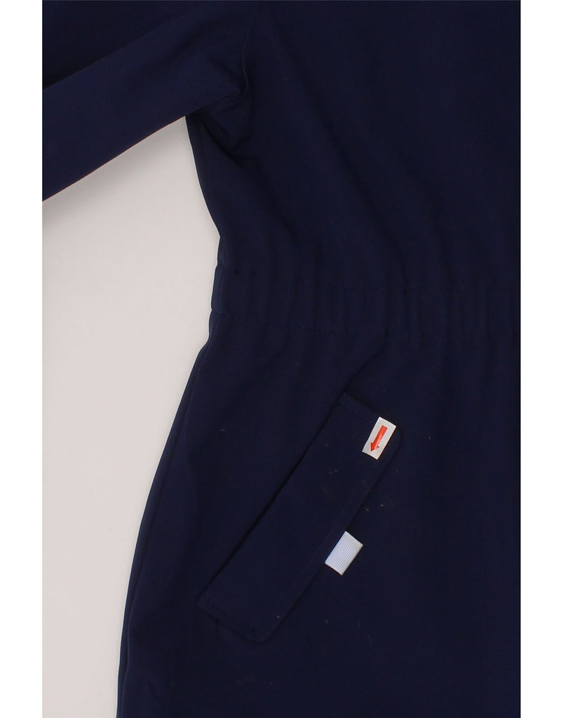 MICHAEL KORS Girls Hooded Rain Jacket 10-11 Years Navy Blue Polyester Vintage Michael Kors and Second-Hand Michael Kors from Messina Hembry 