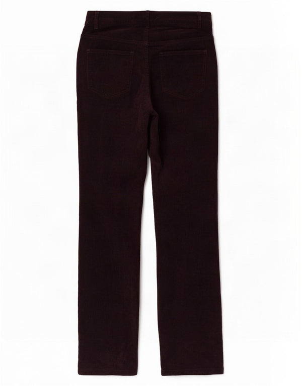 Joe Browns Womens Bootcut Casual Trousers UK 10 Small W30 L31 Purple Cotton