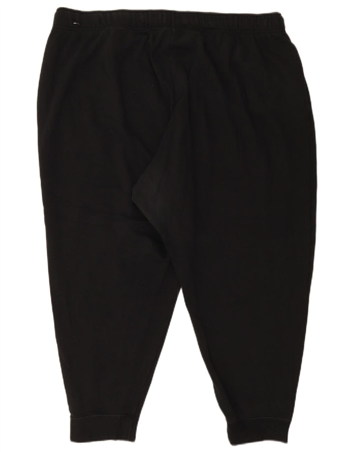 NIKE Mens Tracksuit Trousers Joggers 2XL  Black Cotton