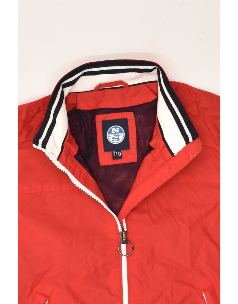 NORTH SAILS Boys Bomber Jacket 9-10 Years Red Polyamide | Vintage North Sails | Thrift | Second-Hand North Sails | Used Clothing | Messina Hembry 