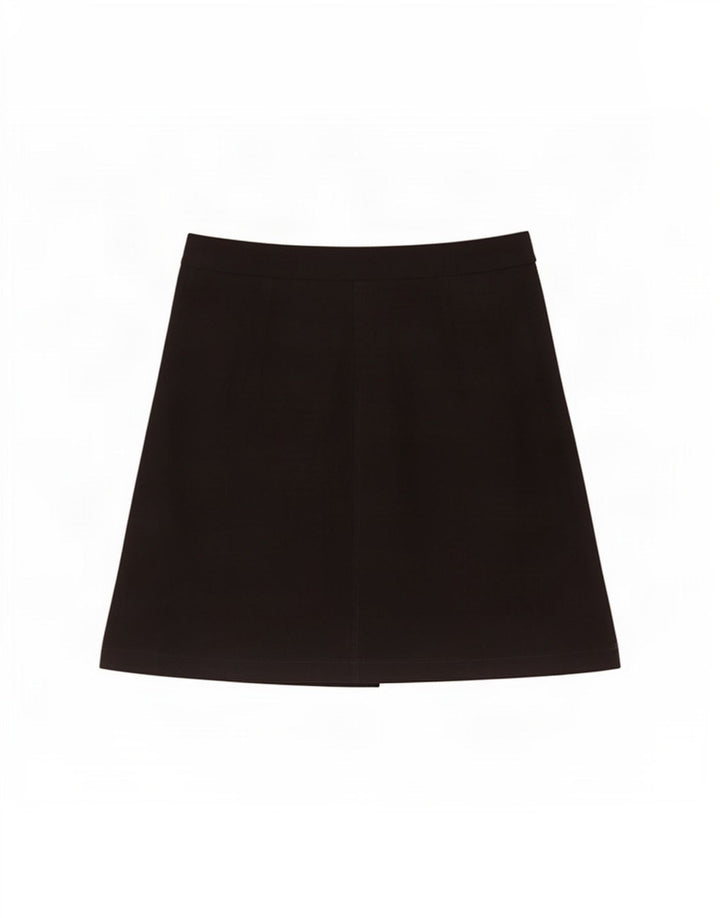 Topshop Womens Wrap Skirt UK 8 Small W28 Black Polyester