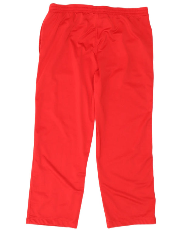 Asics Mens Tracksuit Trousers XL Red Polyester