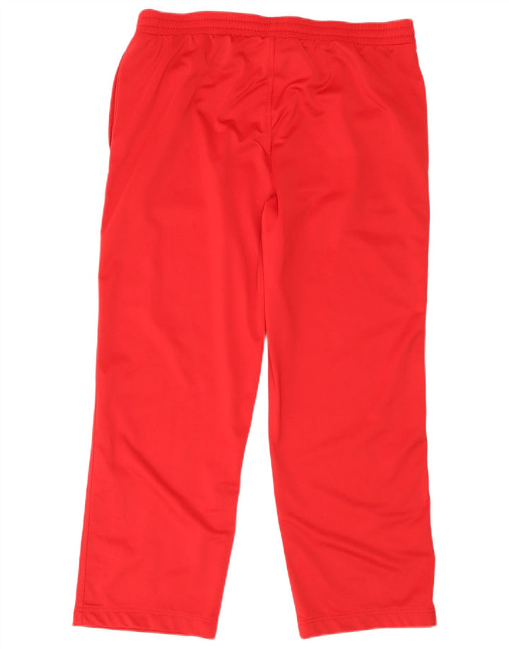 Asics Mens Tracksuit Trousers XL Red Polyester