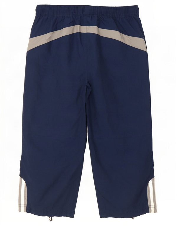 Adidas Girls Graphic Tracksuit Trousers 11-12 Years Navy Blue Colourblock