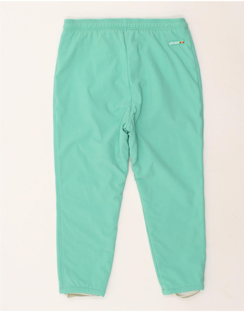 ELLESSE Womens Stirrup Windbreaker Trousers IT 40 Small Green Polyamide | Vintage Ellesse | Thrift | Second-Hand Ellesse | Used Clothing | Messina Hembry 