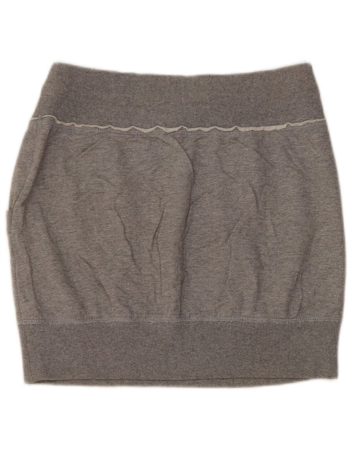 Benetton Womens Mini Skirt W30 Medium Grey