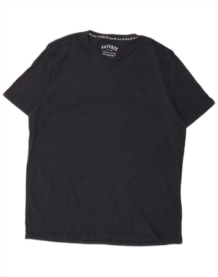 Fat Face Mens T-Shirt Top XL Navy Blue Cotton