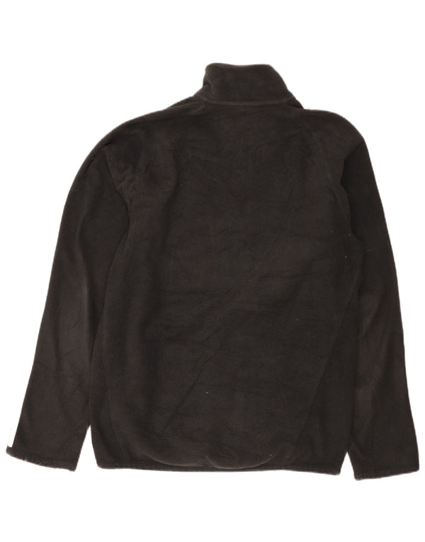 Adidas Mens Fleece Jacket UK 36 Small Black Polyester