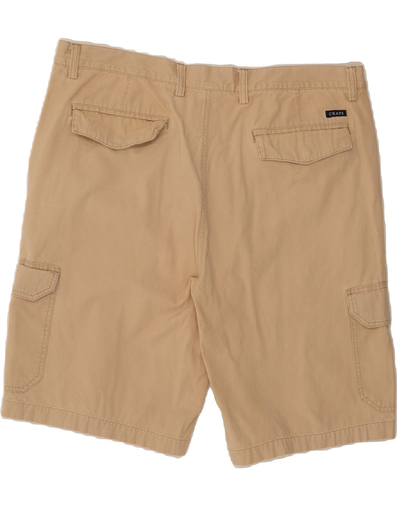 CHAPS Mens Cargo Shorts W40 XL Beige Cotton Vintage Chaps and Second-Hand Chaps from Messina Hembry 