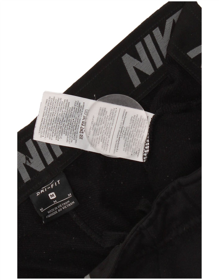 Nike Mens Dri Fit Tracksuit Trousers Joggers Medium  Black Polyester