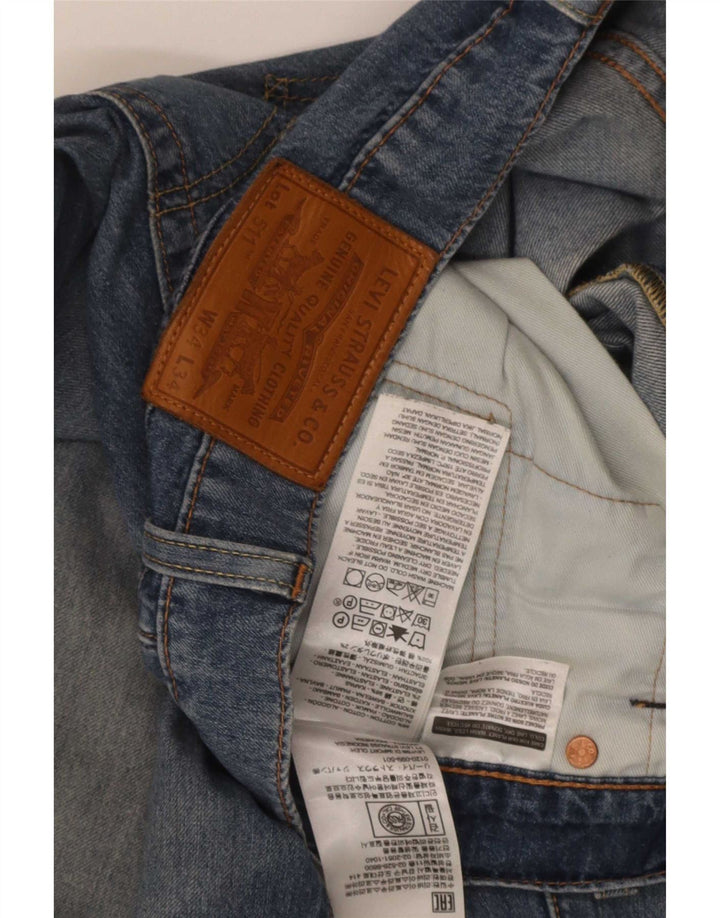 Levi's Mens 511 Slim Jeans W34 L34 Blue Cotton