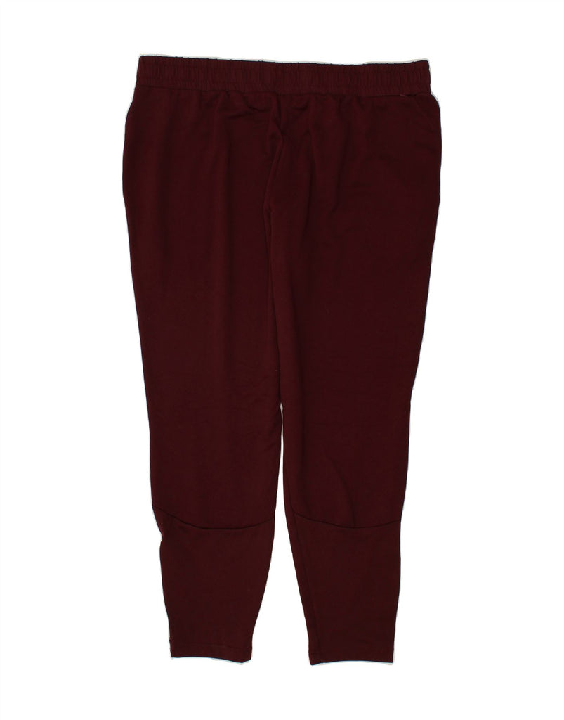 UNDER ARMOUR Mens Graphic Tracksuit Trousers Joggers 2XL Burgundy | Vintage Under Armour | Thrift | Second-Hand Under Armour | Used Clothing | Messina Hembry 