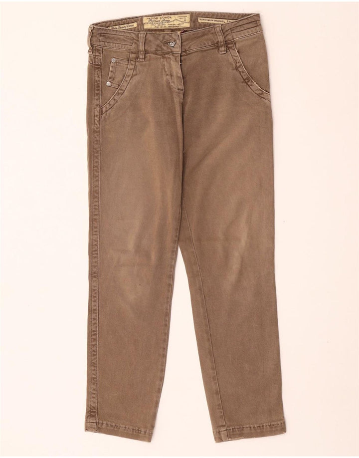 Jacob Cohen Womens Tailored Slim Jeans W27 L28 Brown Cotton