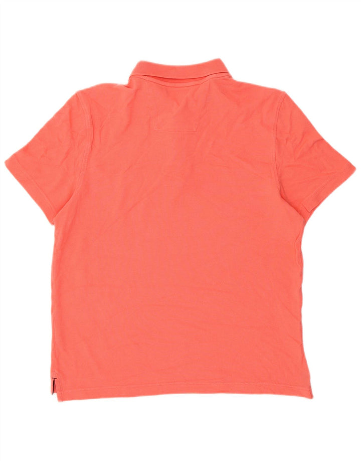 NAUTICA Mens Polo Shirt Medium Pink Cotton