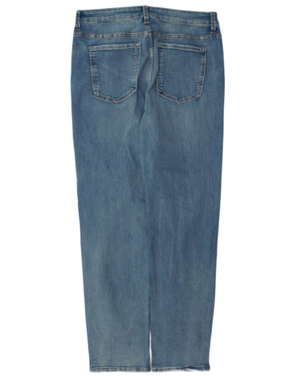 Marks & Spencer Womens Slim Jeans UK 14 Large W36 L29 Blue Cotton