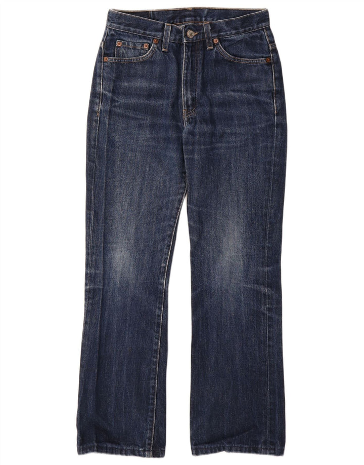 Rifle Mens Bootcut Jeans W28 L28 Blue Cotton