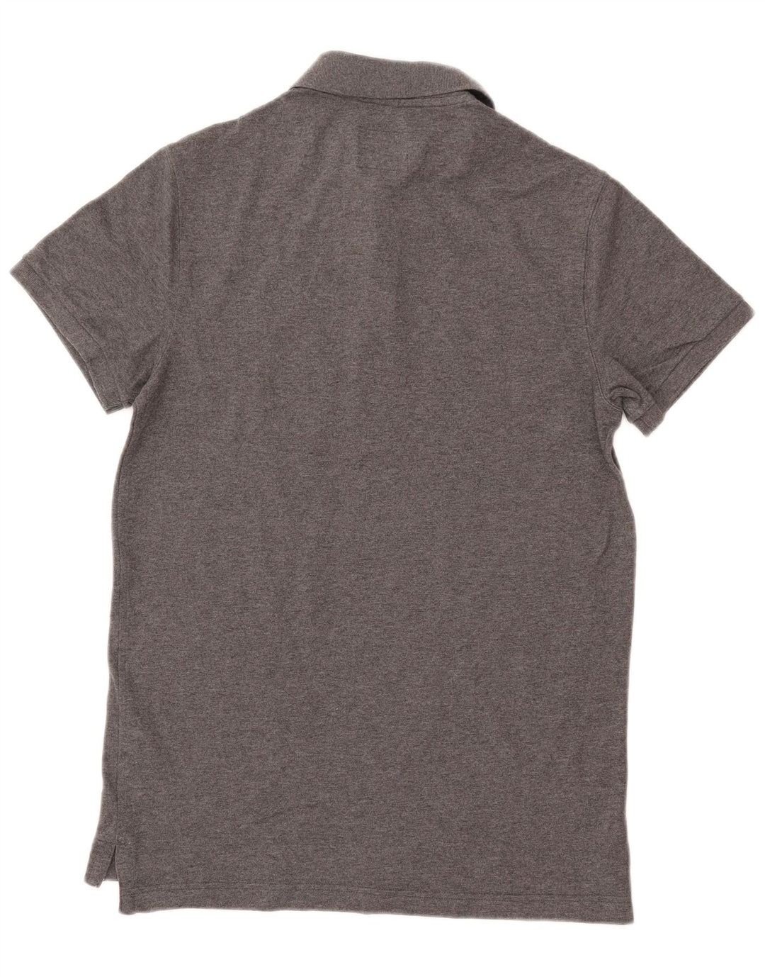 ABERCROMBIE & FITCH Mens Relaxed Fit Polo Shirt Small Grey Cotton