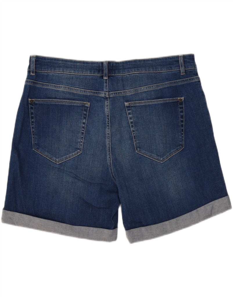 WHITE STUFF Womens Boyfriend Denim Shorts EU 44 Large W38 L5 Navy Blue Vintage White Stuff and Second-Hand White Stuff from Messina Hembry 