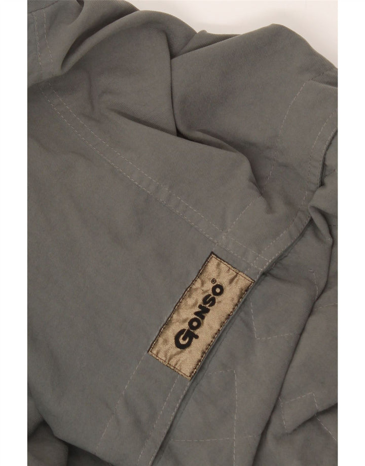 GONSO Mens Bomber Jacket UK 42 XL Grey Vintage Gonso and Second-Hand Gonso from Messina Hembry 