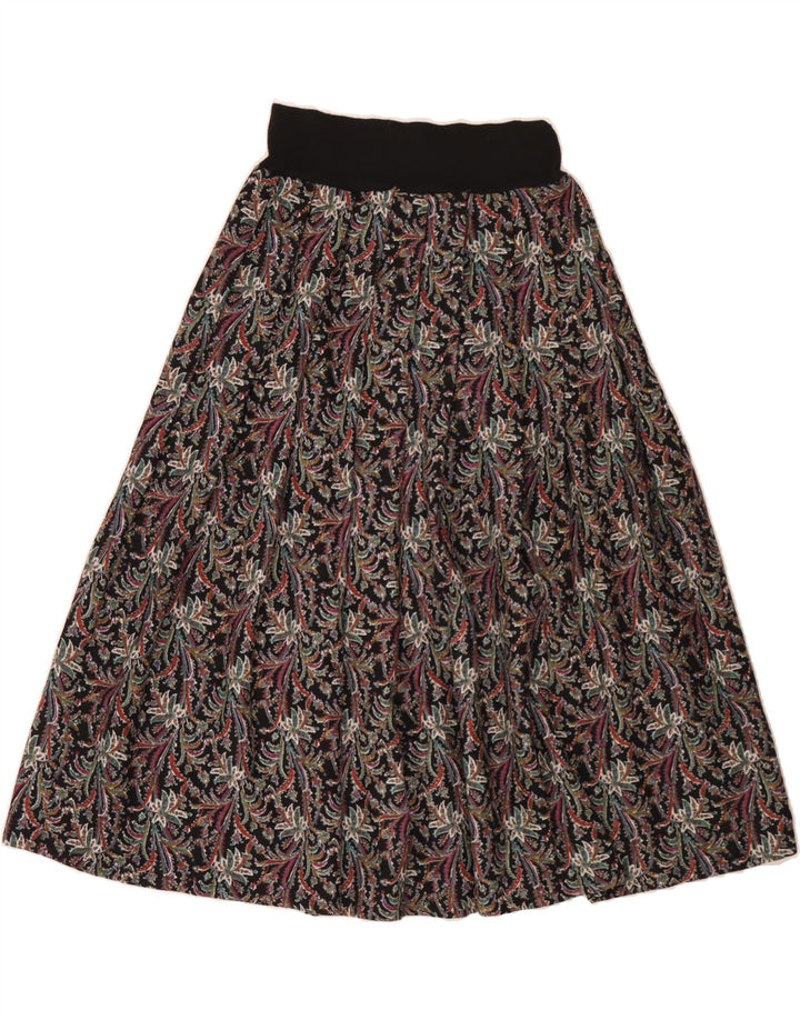 VINTAGE Womens Pleated Skirt Small W26  Multicoloured Floral Vintage Vintage and Second-Hand Vintage from Messina Hembry 