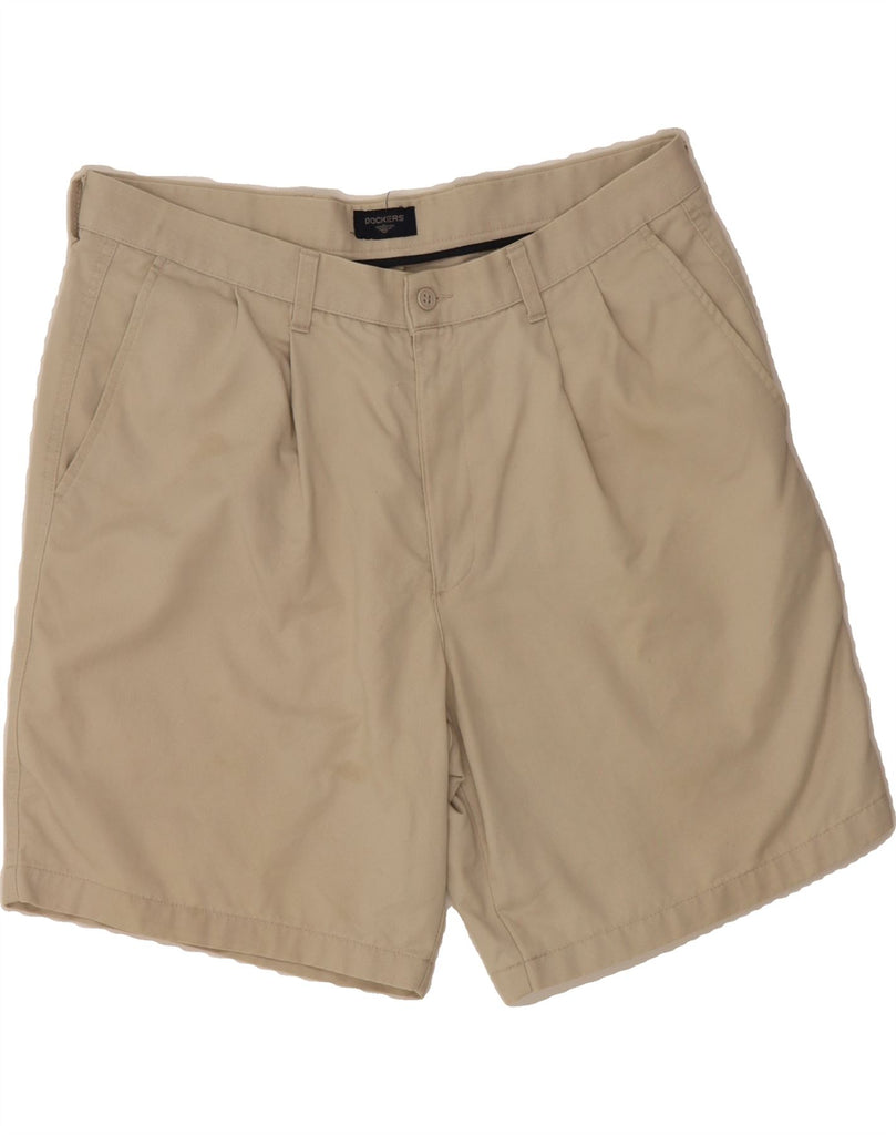DOCKERS Mens Pegged Chino Shorts W36 Large Beige Cotton Vintage Dockers and Second-Hand Dockers from Messina Hembry 