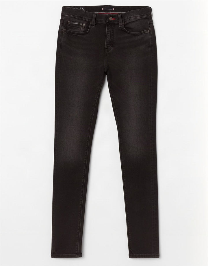 Tommy Hilfiger Mens Bleecker Slim Jeans W33 L32 Black Cotton