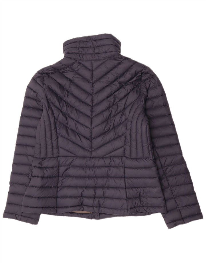 Michael Kors Womens Padded Jacket UK 14 Medium Navy Blue Nylon