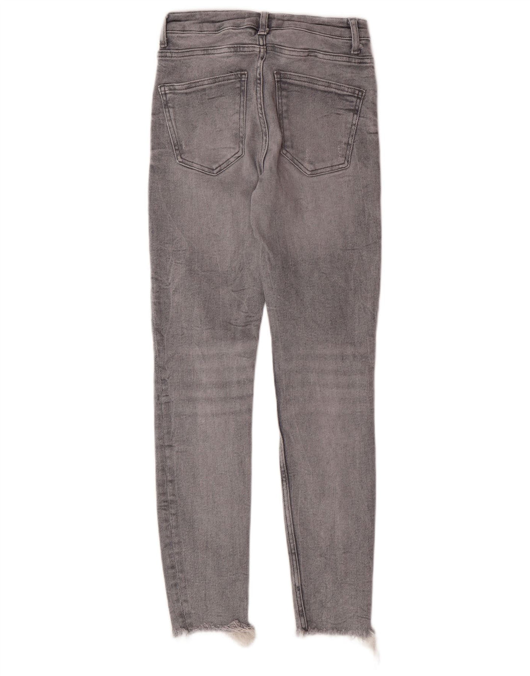 Zara Womens Skinny Jeans EU 36 XS W26 L28 Grey Cotton Modern