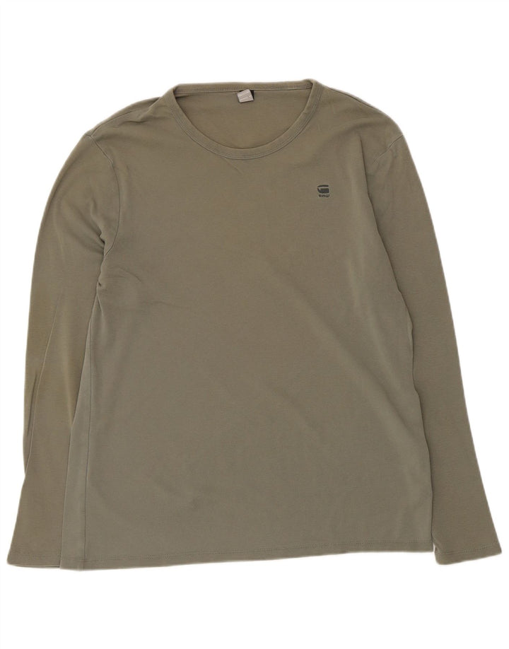 G-Star Womens Top Long Sleeve UK 18 XL Khaki
