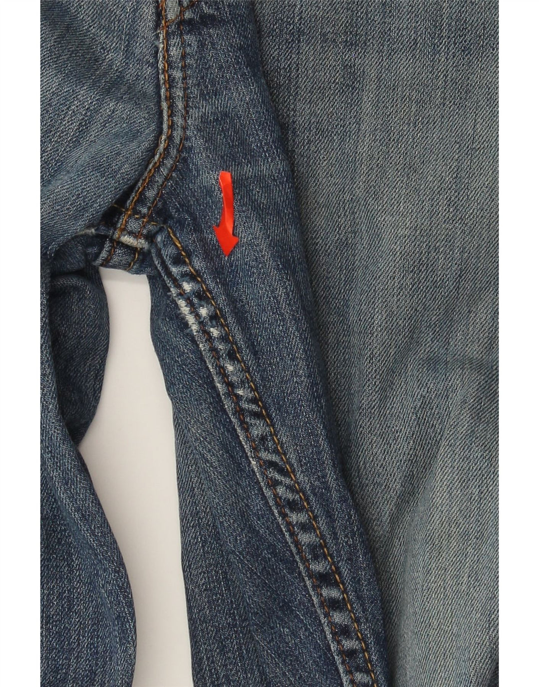 Levi's Mens 752 Straight Jeans W33 L31 Blue Cotton