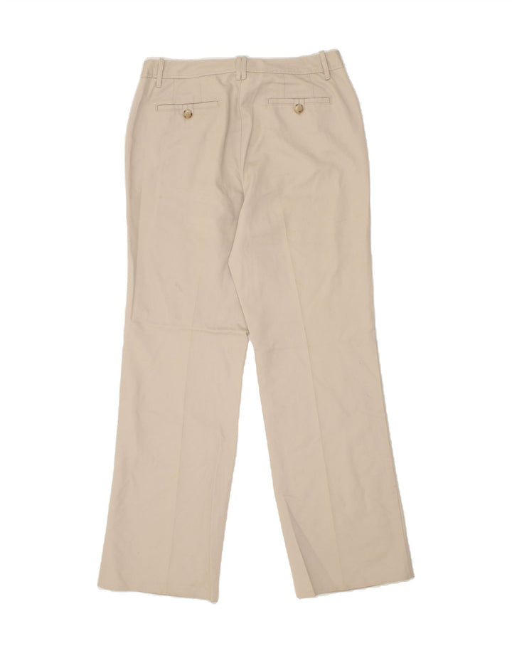 EDDIE BAUER Womens Straight Casual Trousers US 10 Medium W32 L31 Beige Vintage Eddie Bauer and Second-Hand Eddie Bauer from Messina Hembry 