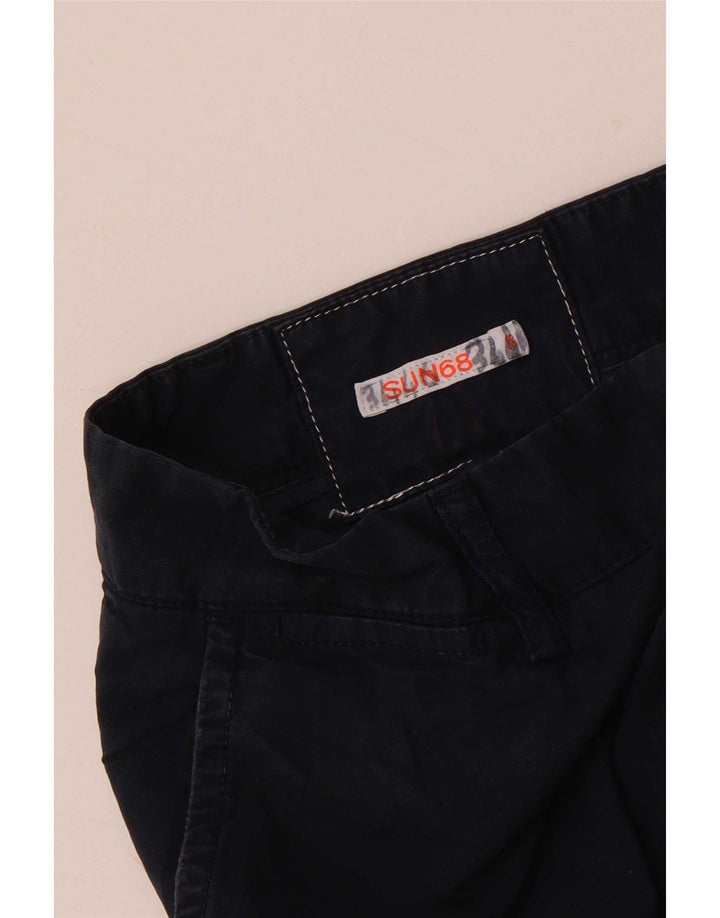 Sun68 Mens Chino Shorts W36 Large Navy Blue