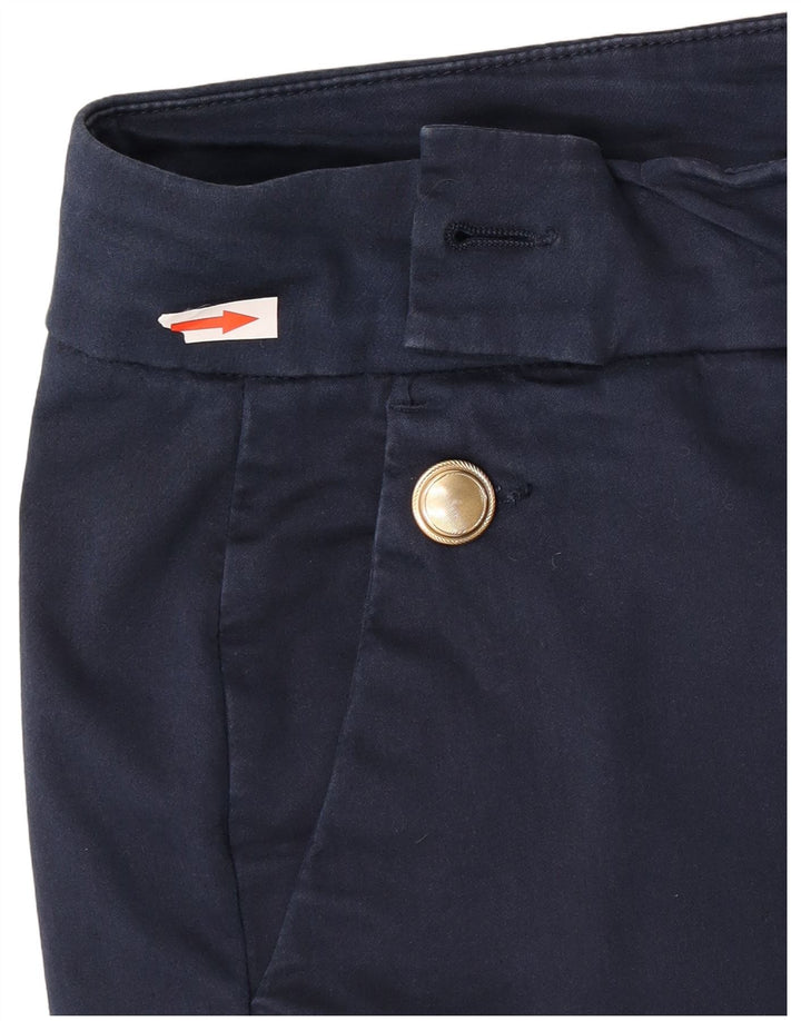 Liu Jo Womens Slim Chino Trousers W32 L28 Navy Blue