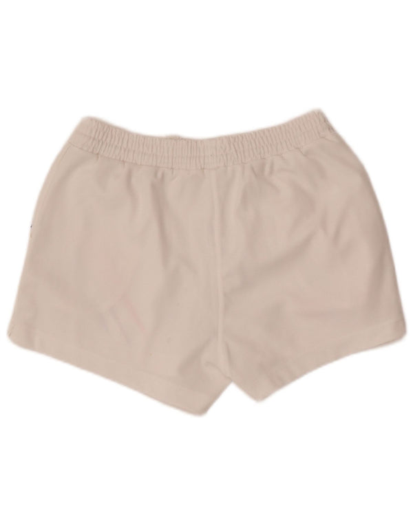 Lotto Womens Sport Shorts UK 12 Medium White Geometric