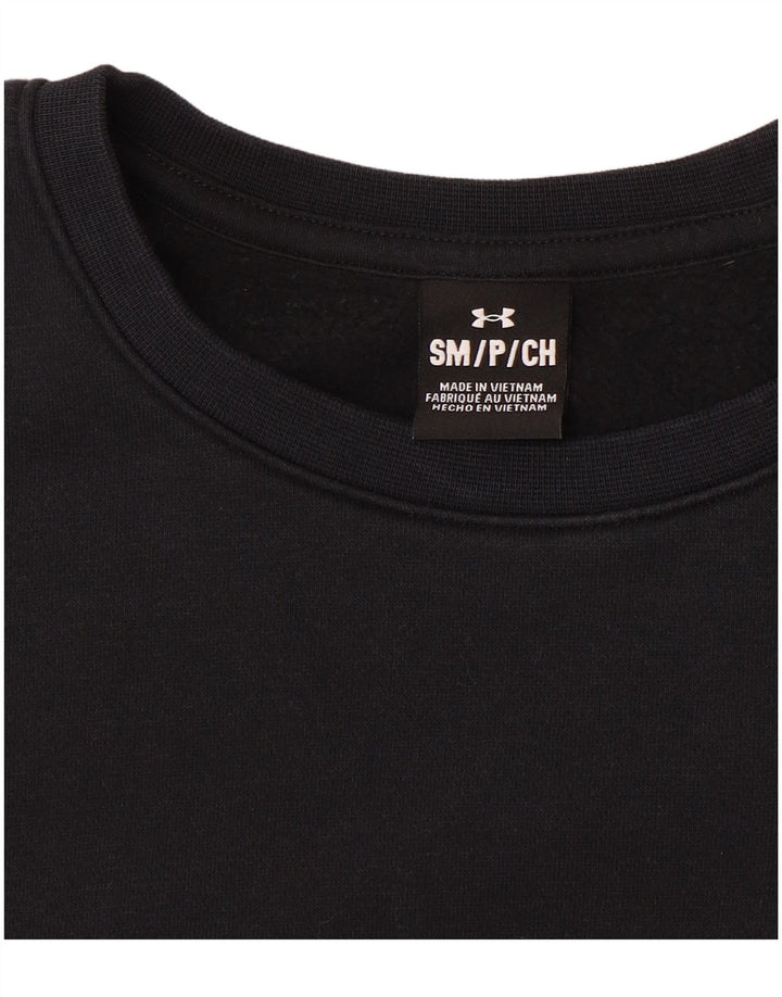 Under Armour Mens Sweatshirt Jumper Small Black