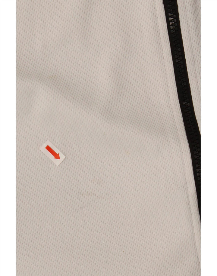 Puma Mens Graphic Tracksuit Top Jacket Large White Polyester