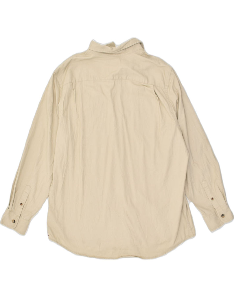 WRANGLER Mens Shirt XL Beige Cotton | Vintage Wrangler | Thrift | Second-Hand Wrangler | Used Clothing | Messina Hembry 