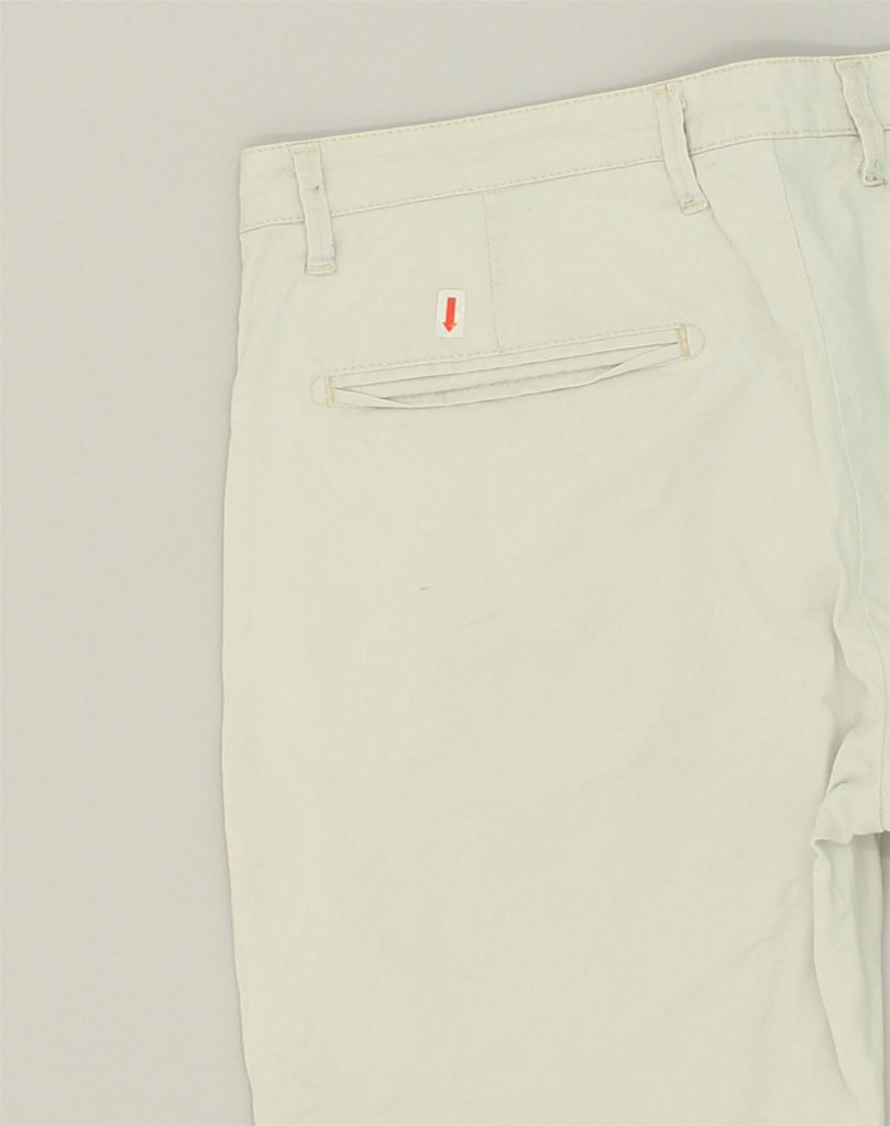 LIU JO Mens Slim Chino Trousers IT 48 Medium W30 L26 White Cotton | Vintage Liu Jo | Thrift | Second-Hand Liu Jo | Used Clothing | Messina Hembry 