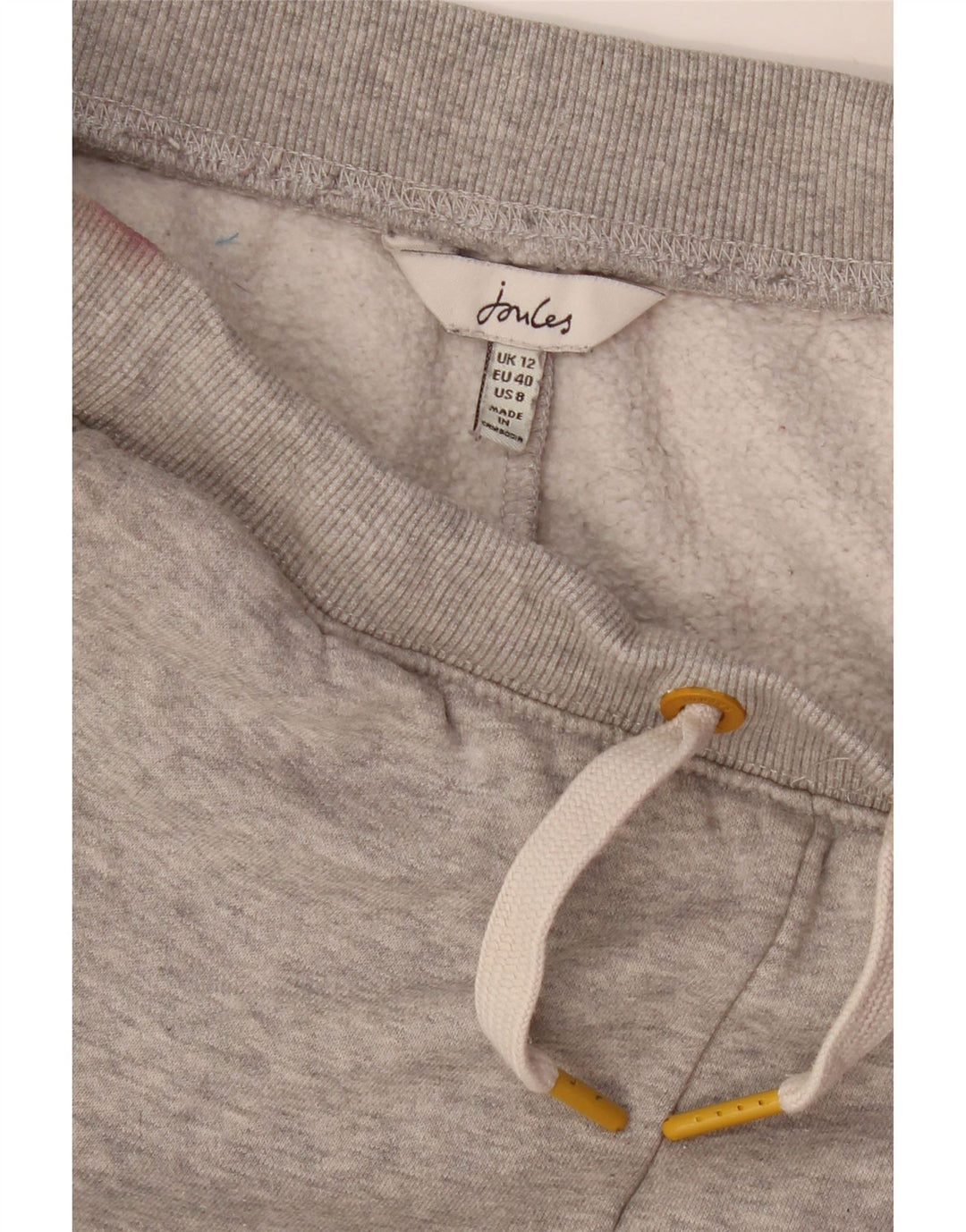 Joules Womens Tracksuit Trousers Joggers UK 12 Medium Grey Flecked